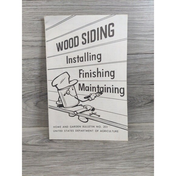 Wood Siding Painting Home & Garden Bulletin 203 USDA Brochure Guide 1973 - Picture 1 of 6